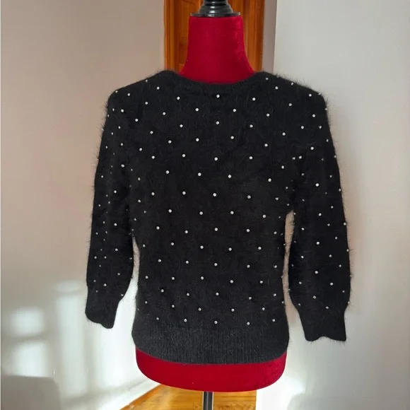 Ba&sh Printed Scoop Neck Sweater